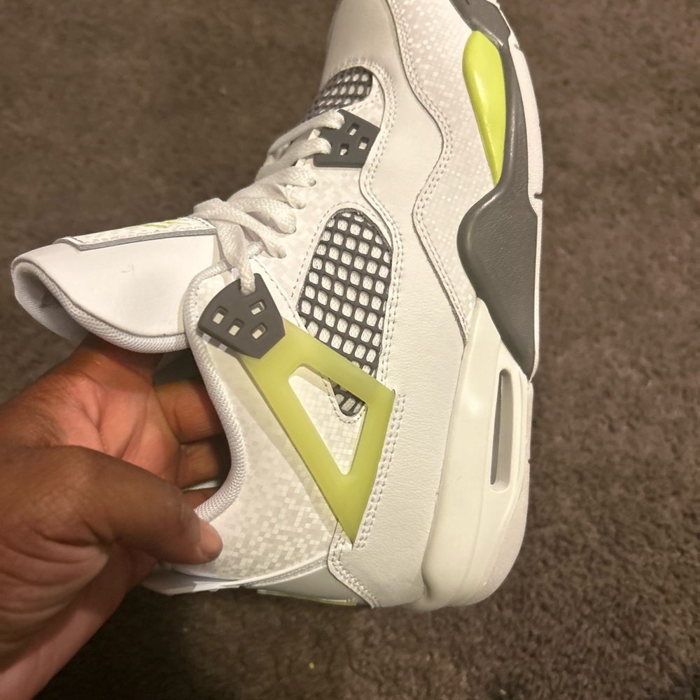 Kids White and Yellow Sneakers